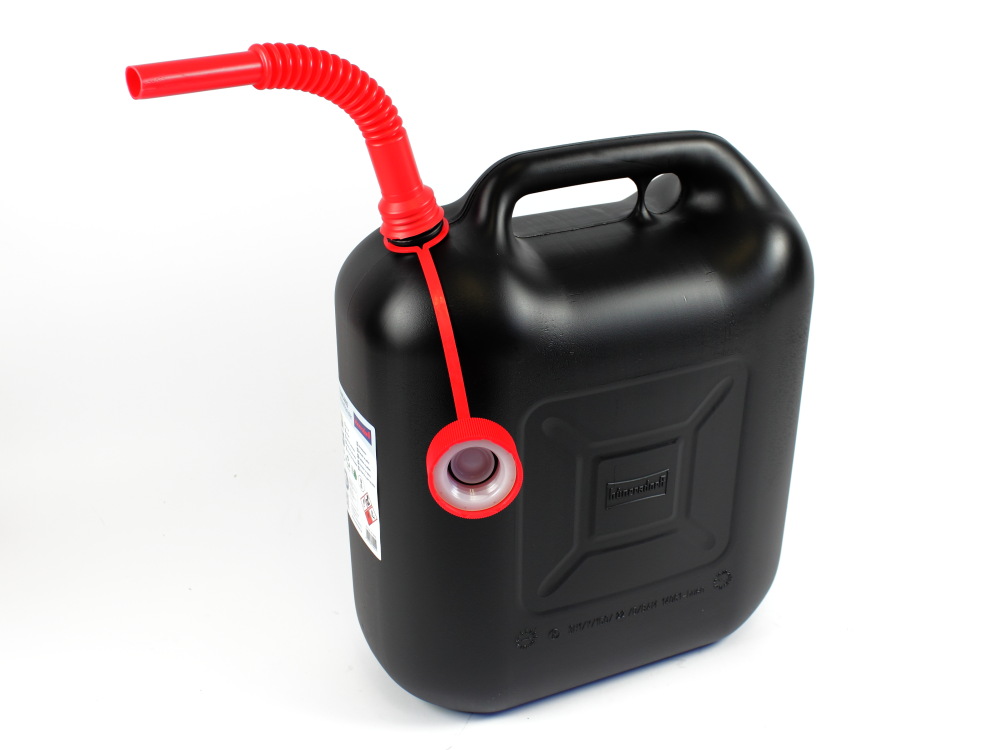 Hünersdorff Metall-Kraftstoff-Kanister Benzinkanister CLASSIC 20 Liter für  Benzin, Diesel und andere Gefahrgüter